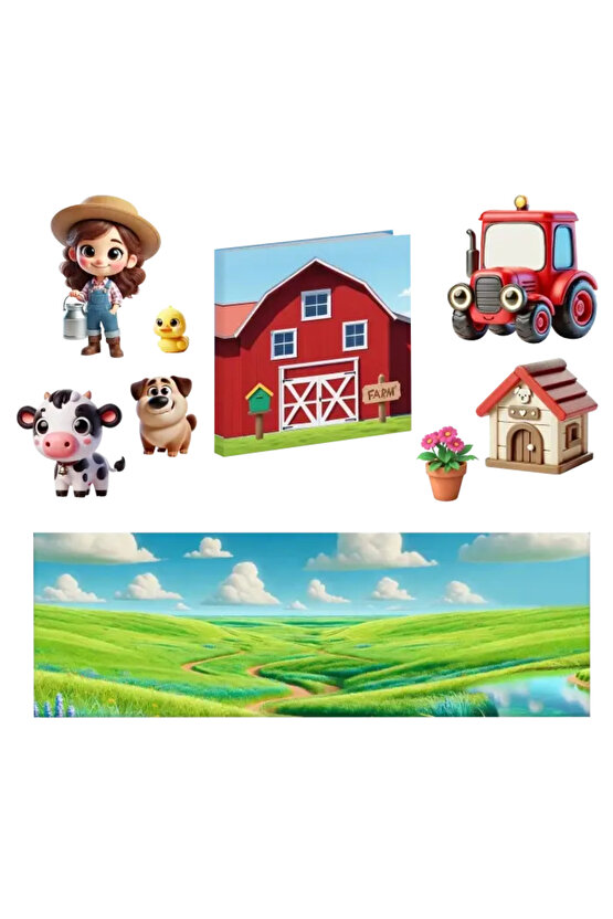 Magnetli Çiftlik Seti Hayvanlar