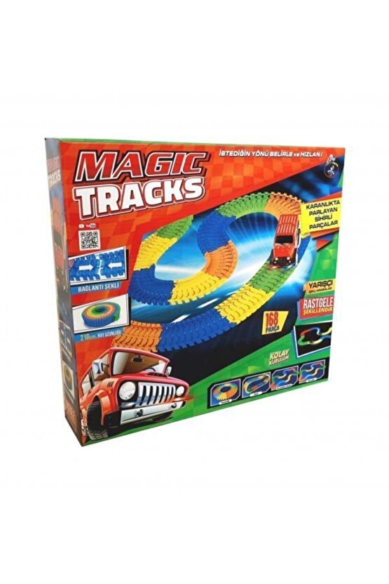 Magic Tracks Hareketli Raylar 168 Parça-23082268