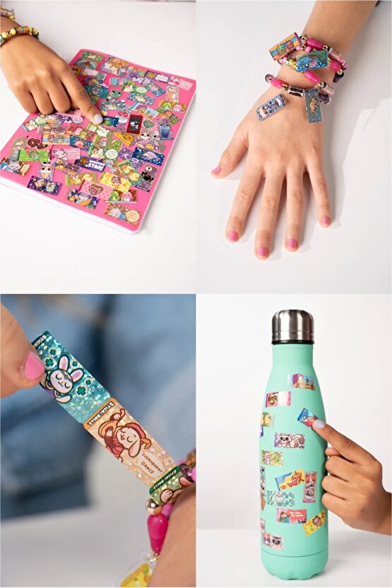 Sticki Rolls Sticki Yedek Bant - En İyi Kendin Yap Çıkartma Takı Seti - Takı Setleri - Çıkart Yapışt