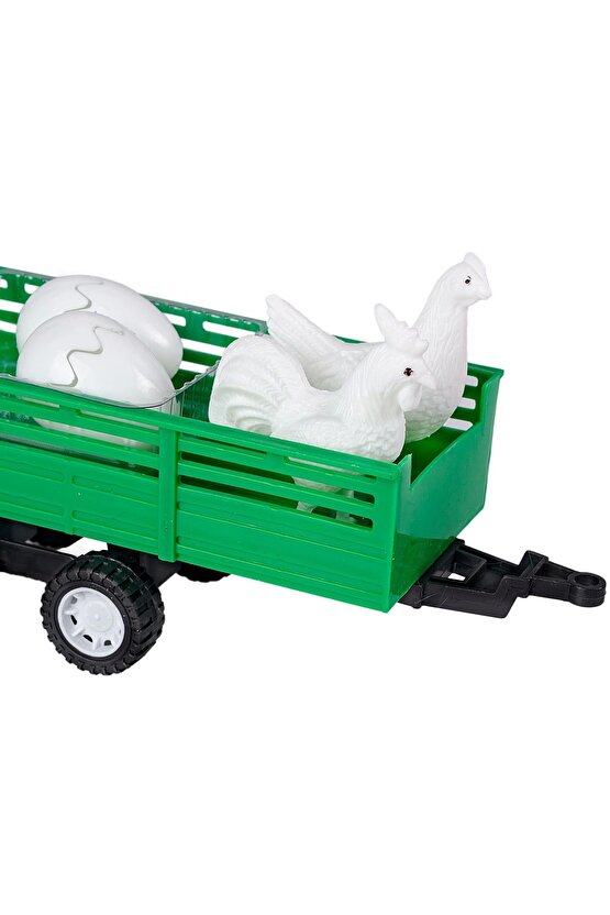 Hayvanlı Traktör Seti - Motor Oyuncakları - Çiftlik Seti - Traktör Oyuncakları - Çiflik Oyuncakları