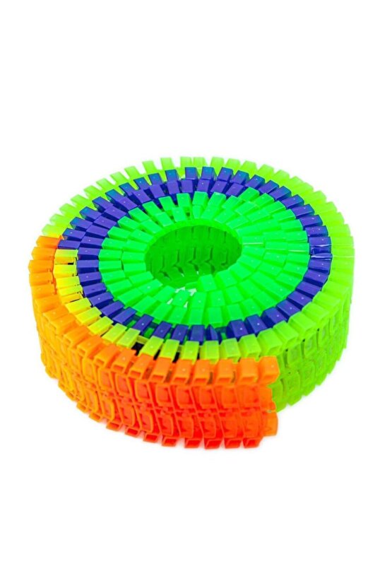 Kl-kayyum Oyuncak Magic Tracks Hareketli Raylar 384 Parça 2 Işıklı Arabalı Oyuncak Yarış Parkuru