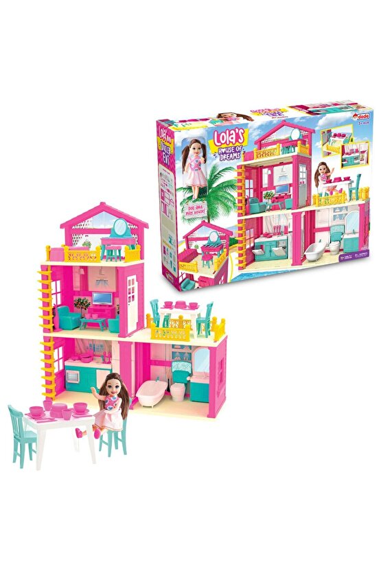 Lolanın Düşler Evi - Ev Oyuncak - Lolanın Düşler Ev Seti - Barbie Ev Seti