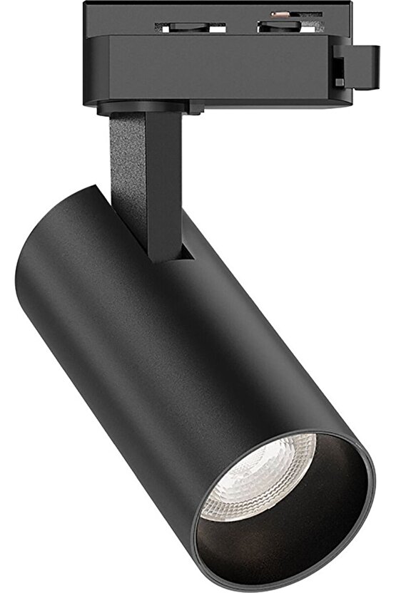 Alüminyum Gövde 30 Watt 4000 Kelvin Ilık Beyaz Ledli Çok Kaliteli Ray Spot , Led Armatür (Ray Hariç)