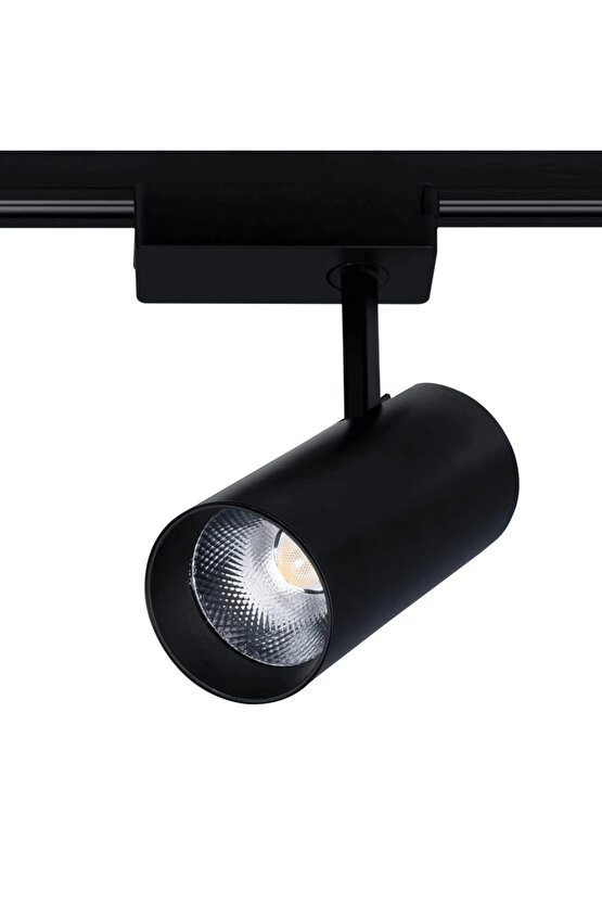 Alüminyum Gövde 30 Watt 4000 Kelvin Ilık Beyaz Ledli Çok Kaliteli Ray Spot , Led Armatür (Ray Hariç)