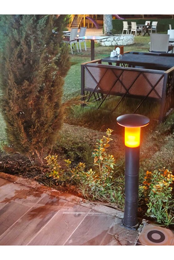 80 Cm, E27 Duy, Elektrikle Çalışır Dış Mekan Aplik, Plastik Bahçe, Duvar, Yol Armatürü, Ampul Hariç