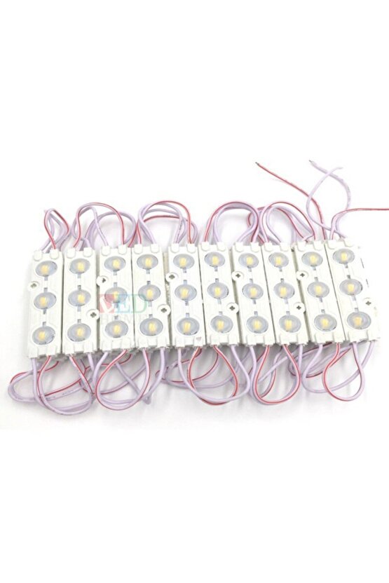 10 Adet 5 Watt BEYAZ IŞIK IP65 Modül Led, 10 Adet Magnetli, Çok Kaliteli BEYAZ Işık Modül Led