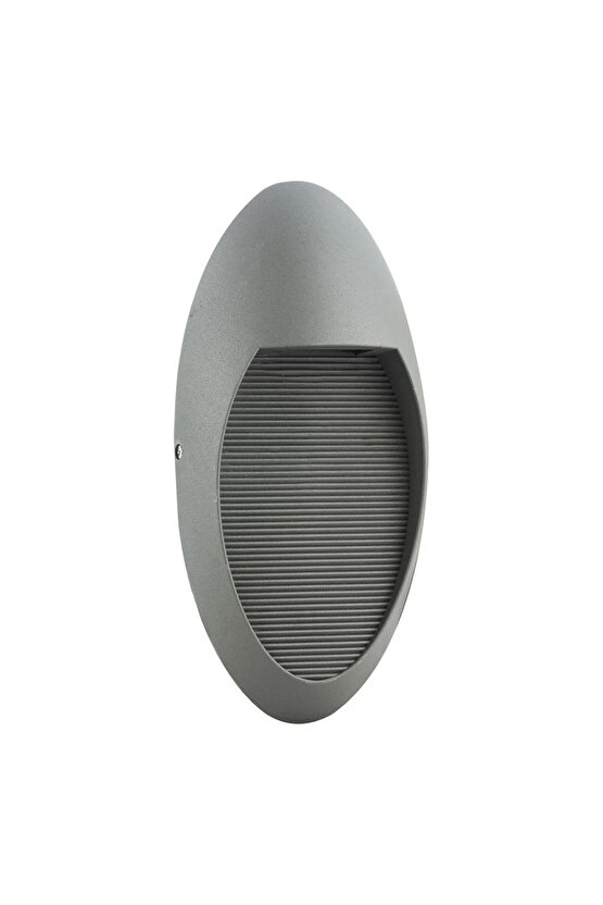 Antrasit Renk Alüminyum Döküm, Elektrikle Çalışır İç ve Dış Mekan 4 Watt LED Çok Şık Duvar Apliği