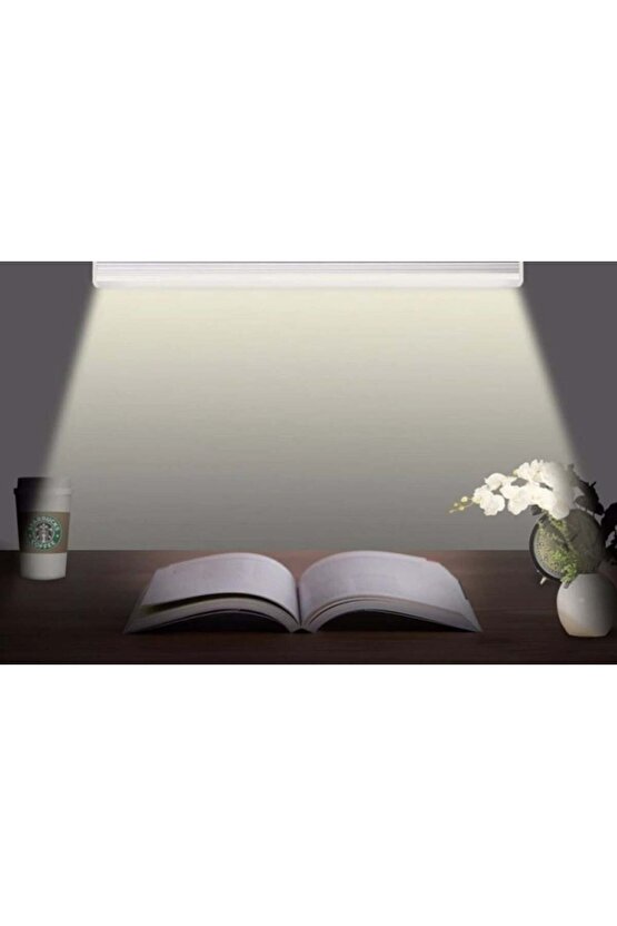 1 Adet 60 Cm, 9 Watt BEYAZ IŞIK Ledli Eklenebilir T5 Bant Armatür, T5 Armatür, Tavan, Duvar Armatürü