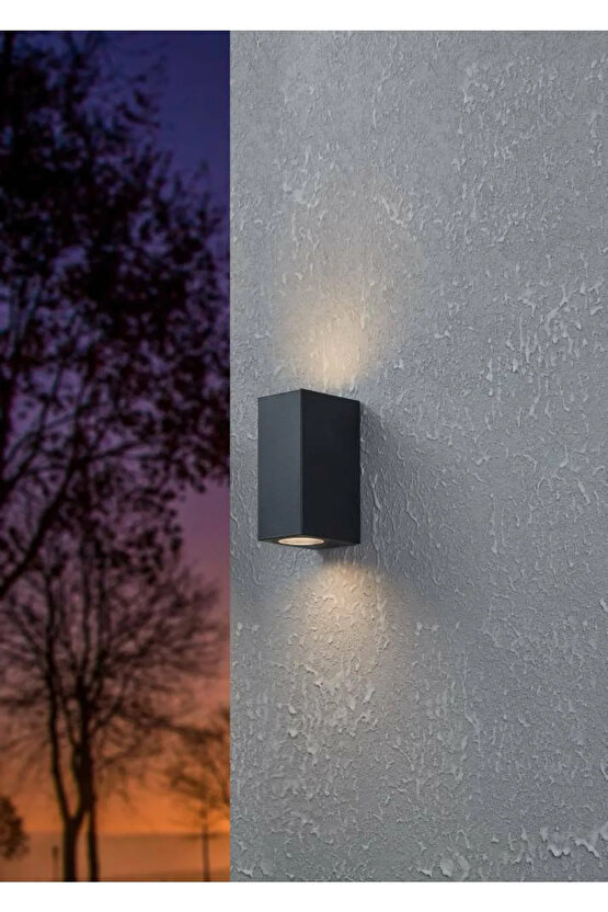 Elektrikle Çalışır, 10 Watt Kendinden Ledli, 4200 Kelvin (Ilık Beyaz Işık) İç ve Dış Mekan Led Aplik