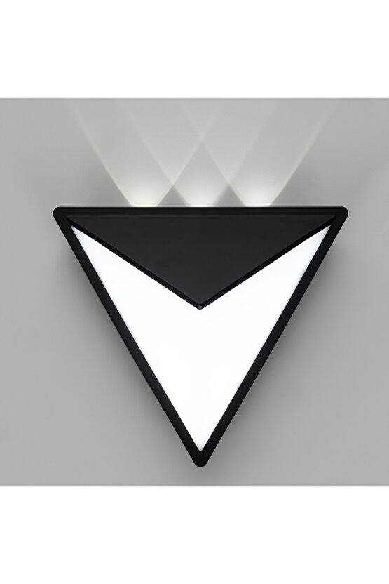 Elektrikle Çalışır, 15 Watt, 3000 Kelvin İç ve Dış Mekan Led Aplik, Bahçe - Villa Duvar Armatürü