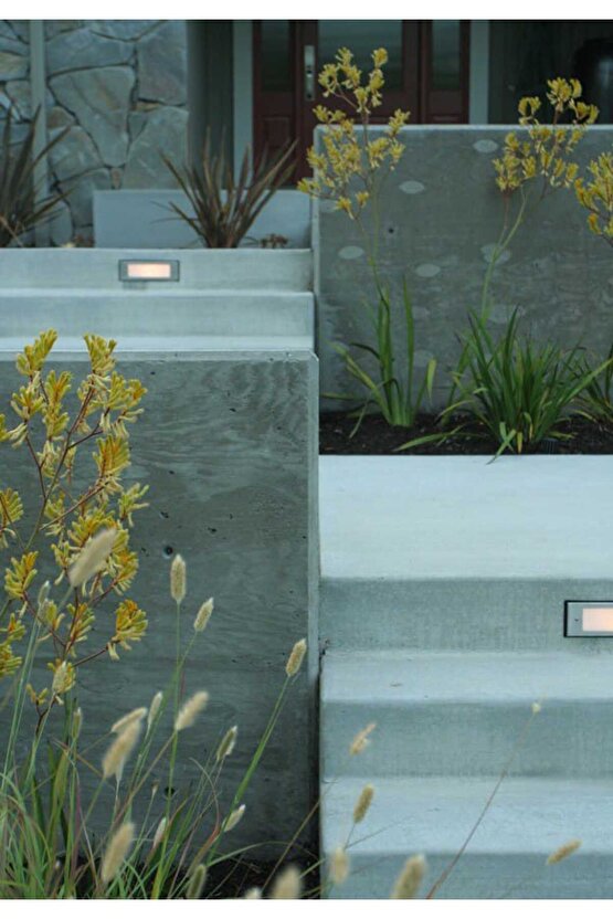 5 Watt, 3200 Kelvin, Sensörsüz Dış Mekan ve Nemli Alan Dikdörtgen Merdiven Led, IP65 Armatür 17x7 Cm