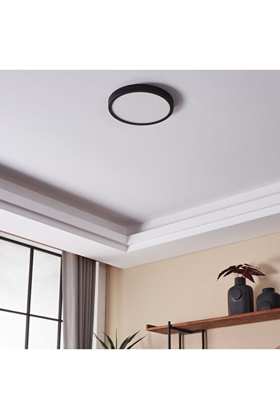 24 Watt Beyaz Işık, Çok Kaliteli Sıva Üstü Metal Kasa Tavan Armatürü, 1700 Lümen 6500 Kelvin Armatür