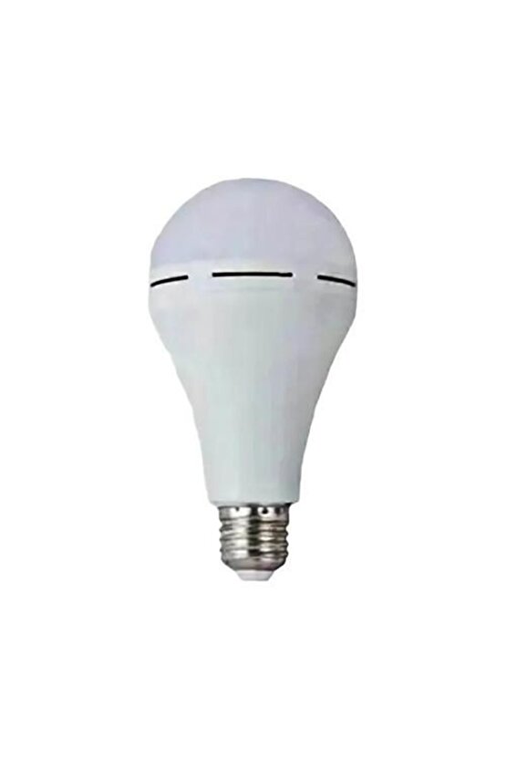 Elektrik Kesilince de Çalışan 9 Watt Led Ampul, Şarjlı Led Ampul Kendini Şarj Eden E27 Duy Led Ampul