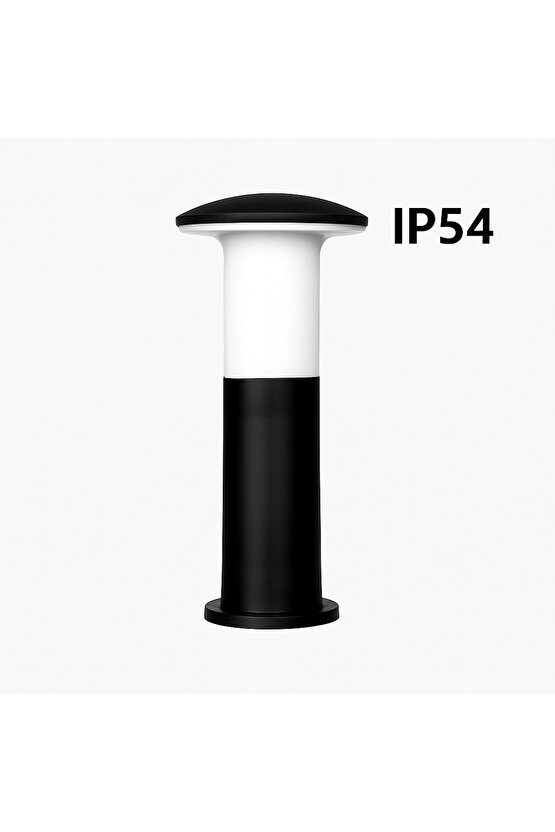32 Cm Mantar Model Set Üstü Bahçe Armatürü | Siyah Dış Mekan | Ip54 Su Geçirmez | E27 Duylu