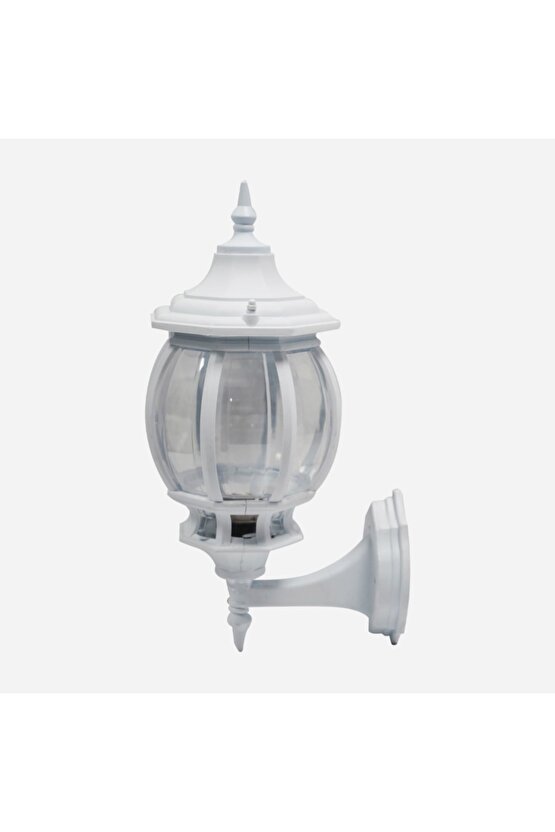 Sekizgen Beyaz Dış Mekan Aplikası, Şık ve Modern Tasarım