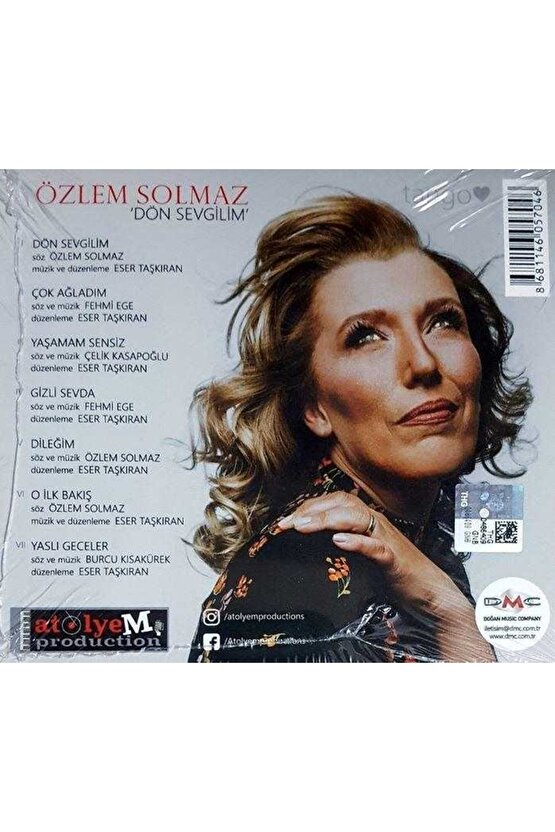 Özlem Solmaz ( Dön Sevgilim ) CD Ambalajında