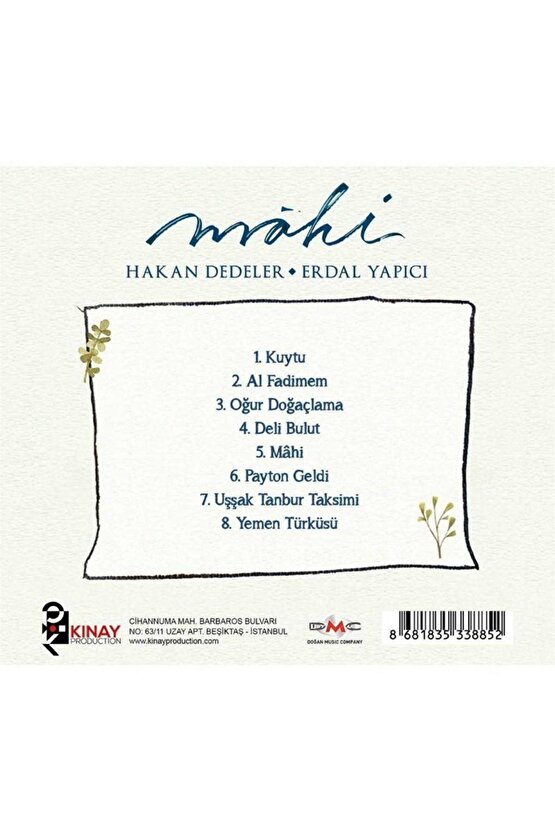 Hakan Dedeler & Erdal Yapıcı - Mahi ( CD ) Ambalajında