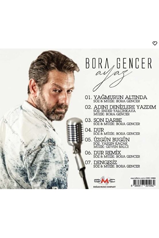Bora Gencer - Ayaz ( CD ) Ambalajında