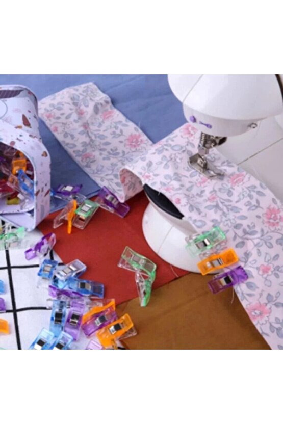 Küçük Boy Kumaş Mandalı 10 Adet