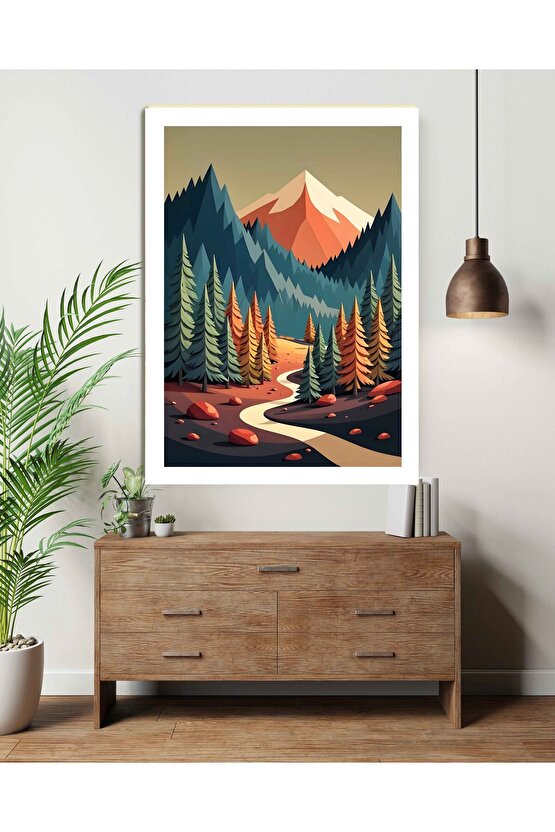 Matisse - Sanat - Soyut - Doğa - Yaşam ( Tekli Çerçevesiz ) Poster - Afiş - Tablo MKKM1966