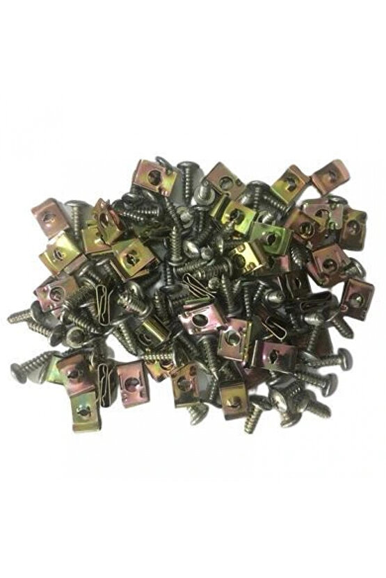 Kaporta Tamir Klips Saç Vida Takımı 72 Adet