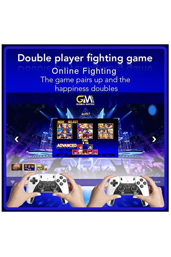 HY01 2.4G WİRELESS DUAL CONTROLLER KABLOSUZ USB OYUN KOLU 2 ADET 64GB HAFIZA KARTI OYUN YÜKLÜ