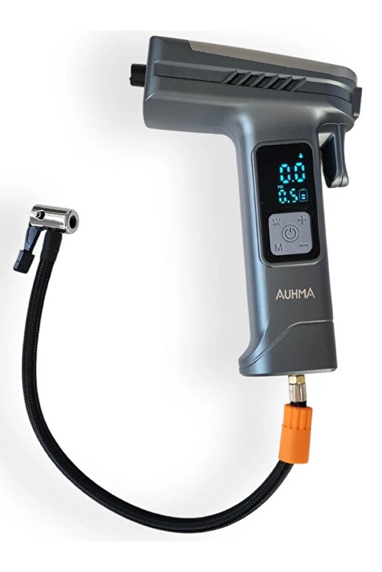 Dijital LCD Ekranlı 4000mAh 150 psi Hava Kompresörü Powerbank Özellikli Araç Lastik Şişirme Pompası