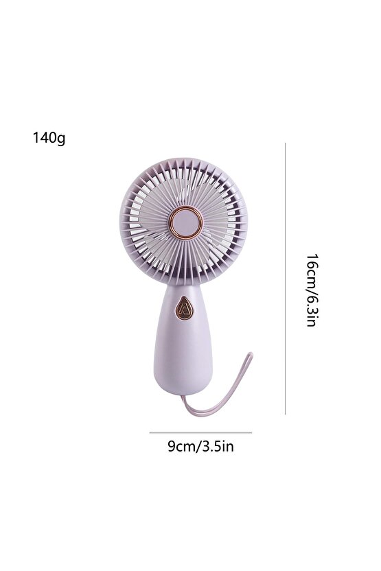 ŞARJLI EL FANI MİNİ VANTİLATÖR 3 HIZ KADEMELİ HAVA SOĞUTUCU SERİNLETİCİ MİNİ KLİMA