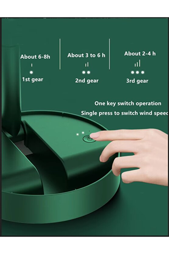 MASAÜSTÜ ŞARJLI FAN 3 HIZ KADEMELİ KATLANABİLİR TELESKOBİK VANTİLATÖR SERİNLETİCİ MİNİ KLİMA