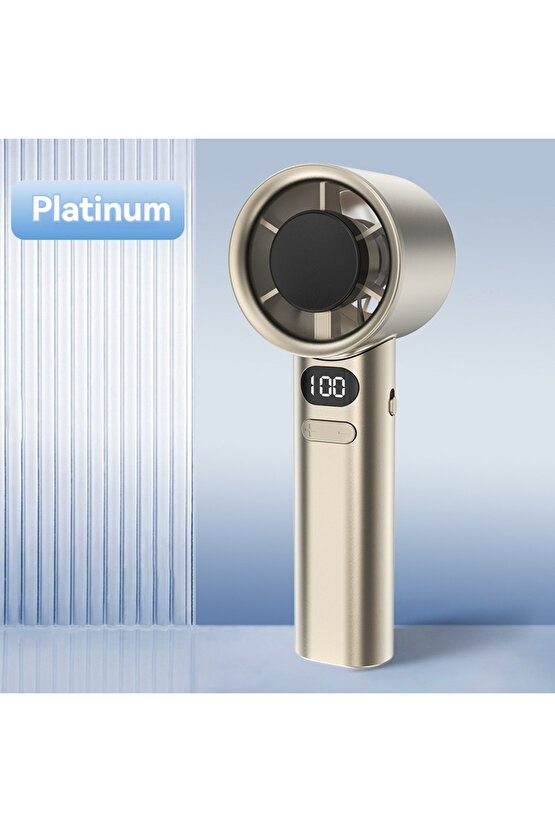 MİNİ KLİMA ŞARJLI VANTİLATÖR SERİNLETİCİ LED ŞARJ GÖSTERGELİ EL FANI Seyahat Kamp ve Yatak Odası