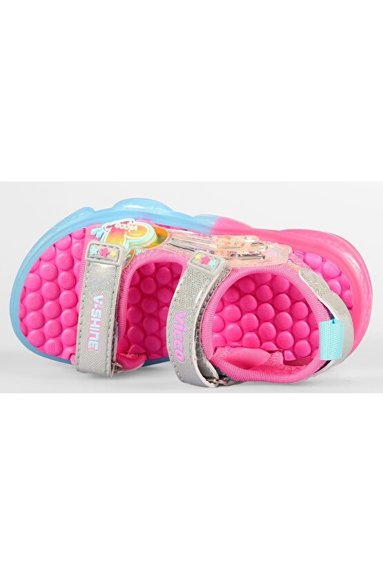 Can Ortopedik Işıklı Çocuk Sandalet FUŞYA