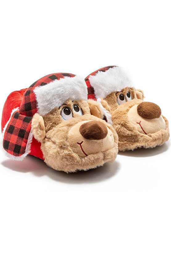 Goldi Erkek Hayvanlı Panduf Bej 4146