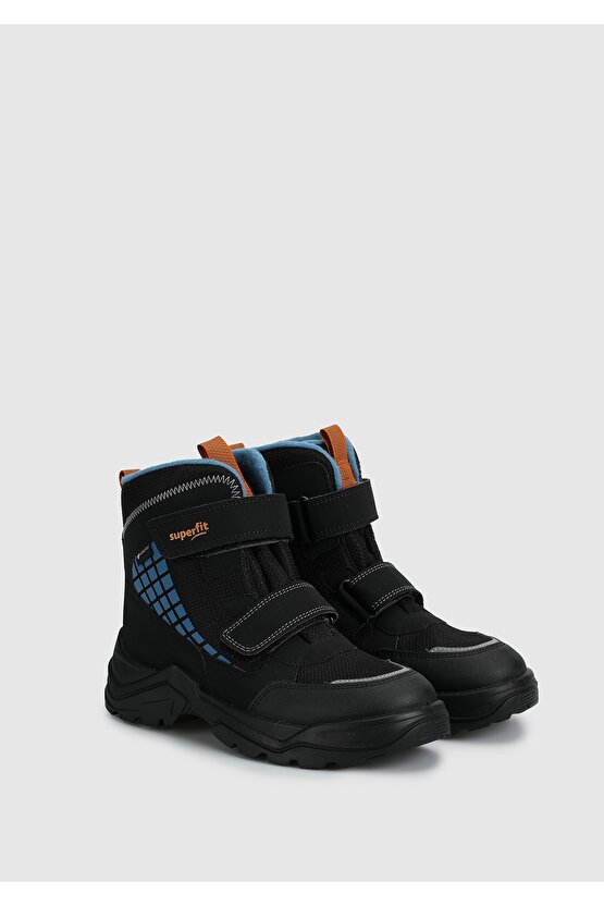 002022 Snow Max Gore-tex Siyah-mavi Çocuk Bot