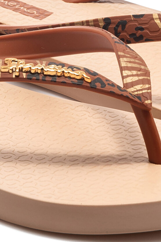 Duna Kadın Parmak Arası Terlik Bej 3542