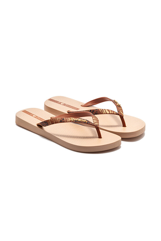 Duna Kadın Parmak Arası Terlik Bej 3542