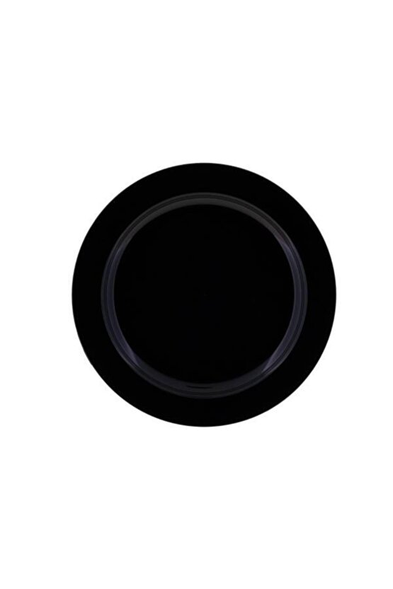 Plastik Tabak 26 Cm Siyah Rubikap Pl.r26 10 Adet