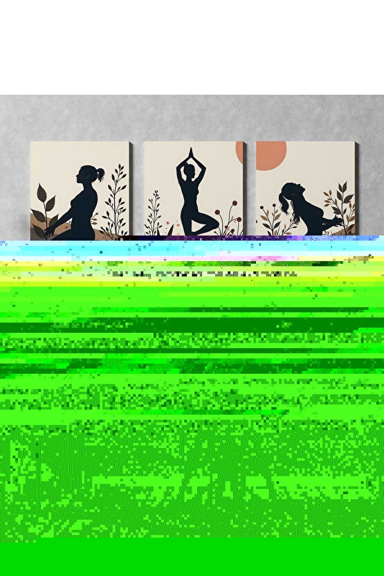 Matisse - Boho - Art Deco - Soyut - Doğa ( 3 lü Çerçevesiz ) Poster - Afiş - Tablo KR2C00027