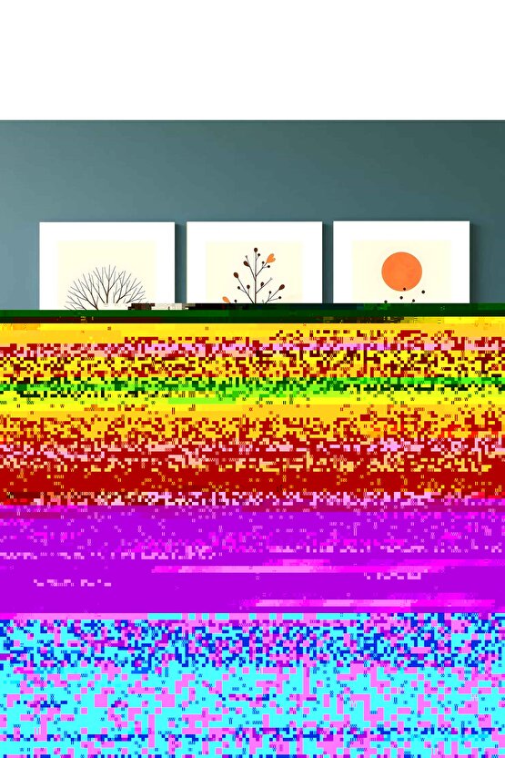 Cam Duvar Sanatı Doğa Temalı Panel
