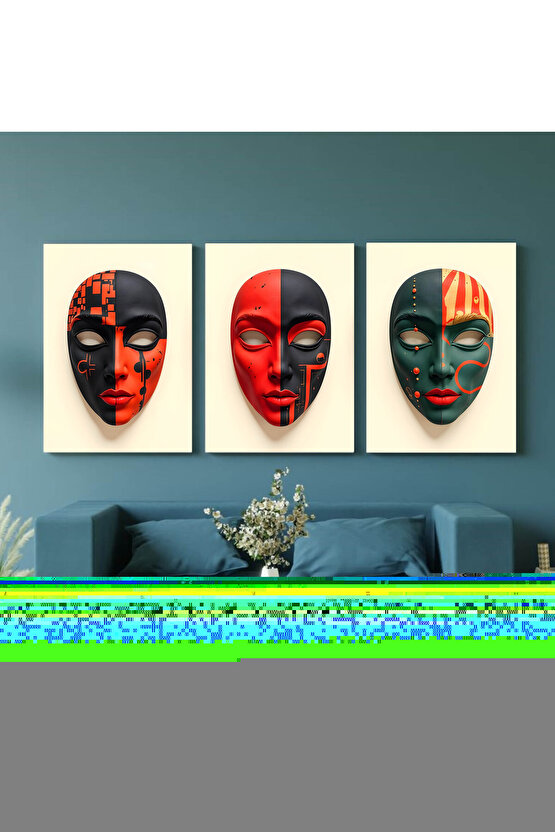 Parıltılı Yılbaşı Temalı Modern Duvar Dekoru