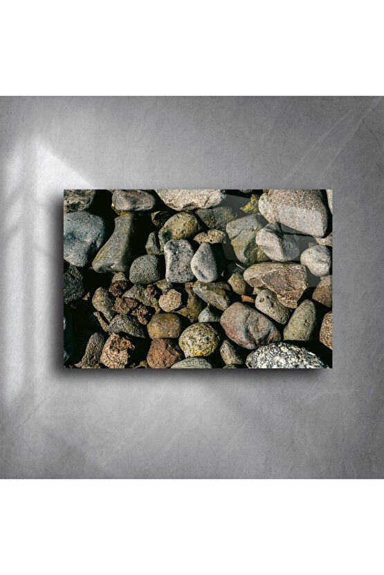 Rustik Nehir Taşı Duvar Sanatı