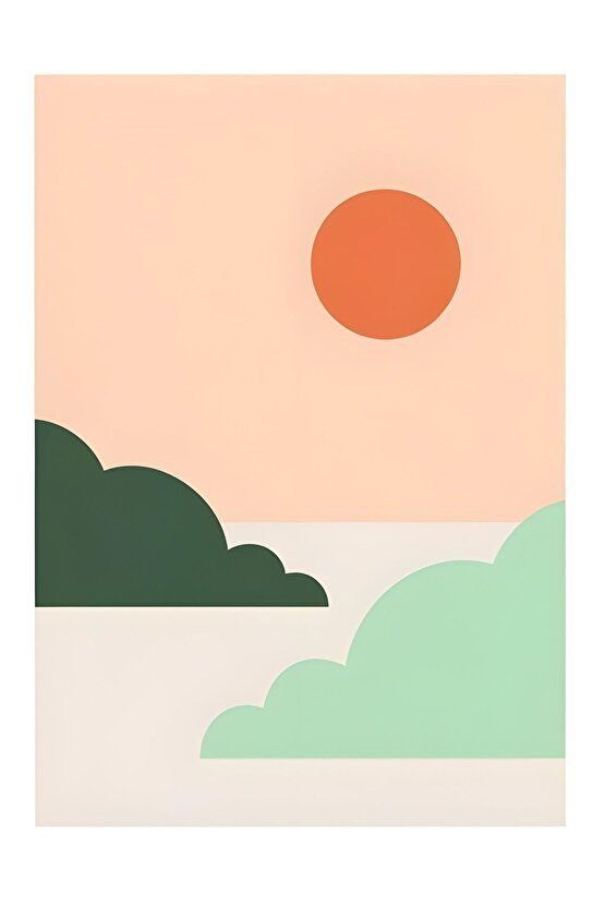 Karışık Desenler Cam Tablo Duvar Dekoru 1