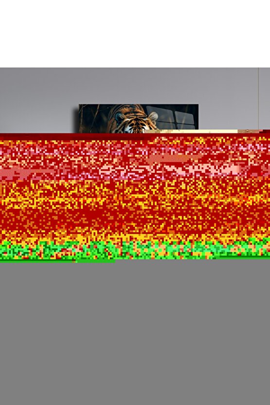 Kaplan Görseli Cam Tablo Duvar Dekoru 2