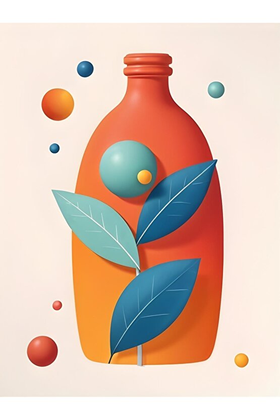 Matisse - Boho - Art Deco - Soyut - Doğa ( 3 lü Çerçevesiz ) Poster - Afiş - Tablo KR2C00268