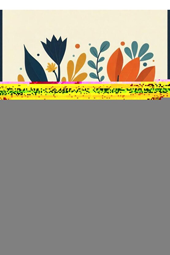 Müslüman Kız Sulu Boya Türban Başörtüsü İslam Cam Tablo Duvar Dekoru 2