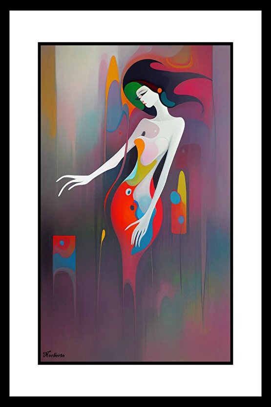 Masum Kız Digital Art ( ÇERÇEVESİZ - ÇERÇEVE YOKTUR ) ( ULTRA HD ) FOLYO AFİŞ - POSTER