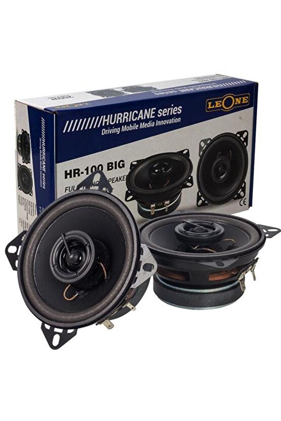 Leone Hr-100 Big 10 Cm Tweeterlı 3 Yollu 2Li Takım Hoparlör
