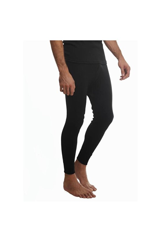 Erkek Yün Alt Siyah Termal Içlik