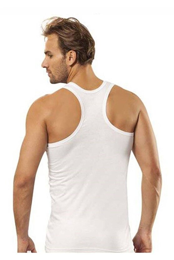 Erkek Beyaz Rambo 6lı Atlet 106