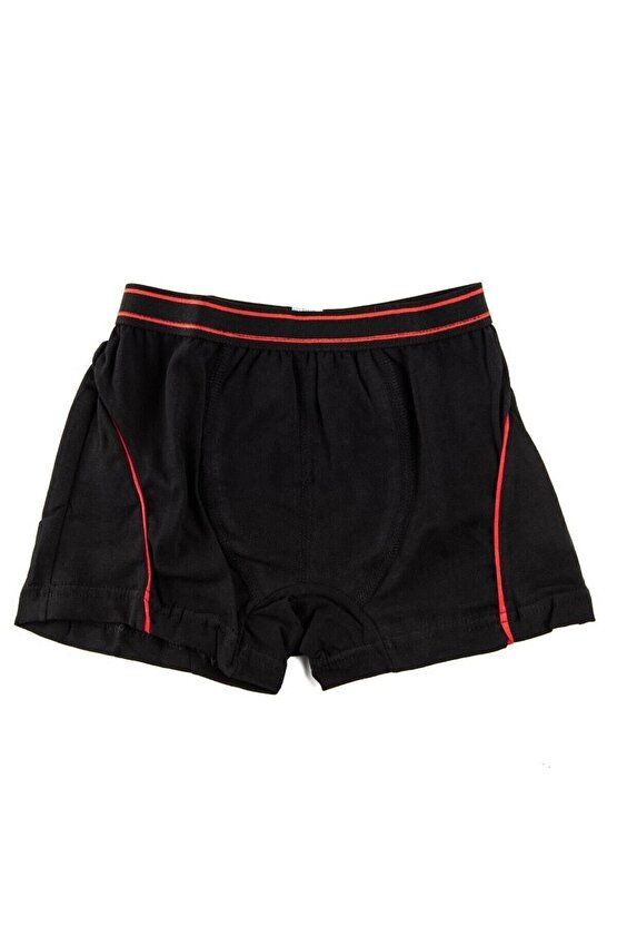 Erkek Çocuk Siyah 6lı Paket Likralı Boxer ELF568TUT01336