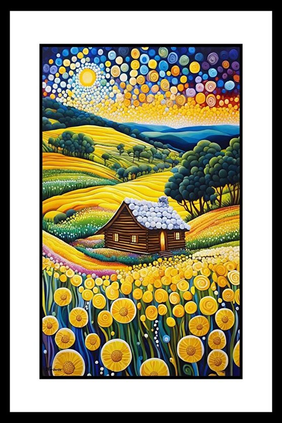 Sıcacık Manzara Digital Art ( ÇERÇEVESİZ - ÇERÇEVE YOKTUR ) ( ULTRA HD ) FOLYO AFİŞ - POSTER